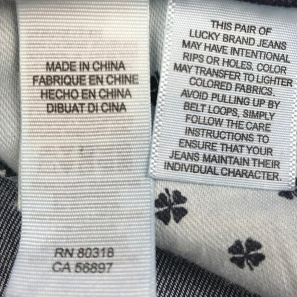 Lucky Brand Womens Mollie Crop Jeans Size 2 Dark Wash Denim Slim Straight - Picture 15 of 15